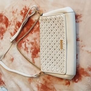 Kate Spade NY White Perforated Bag